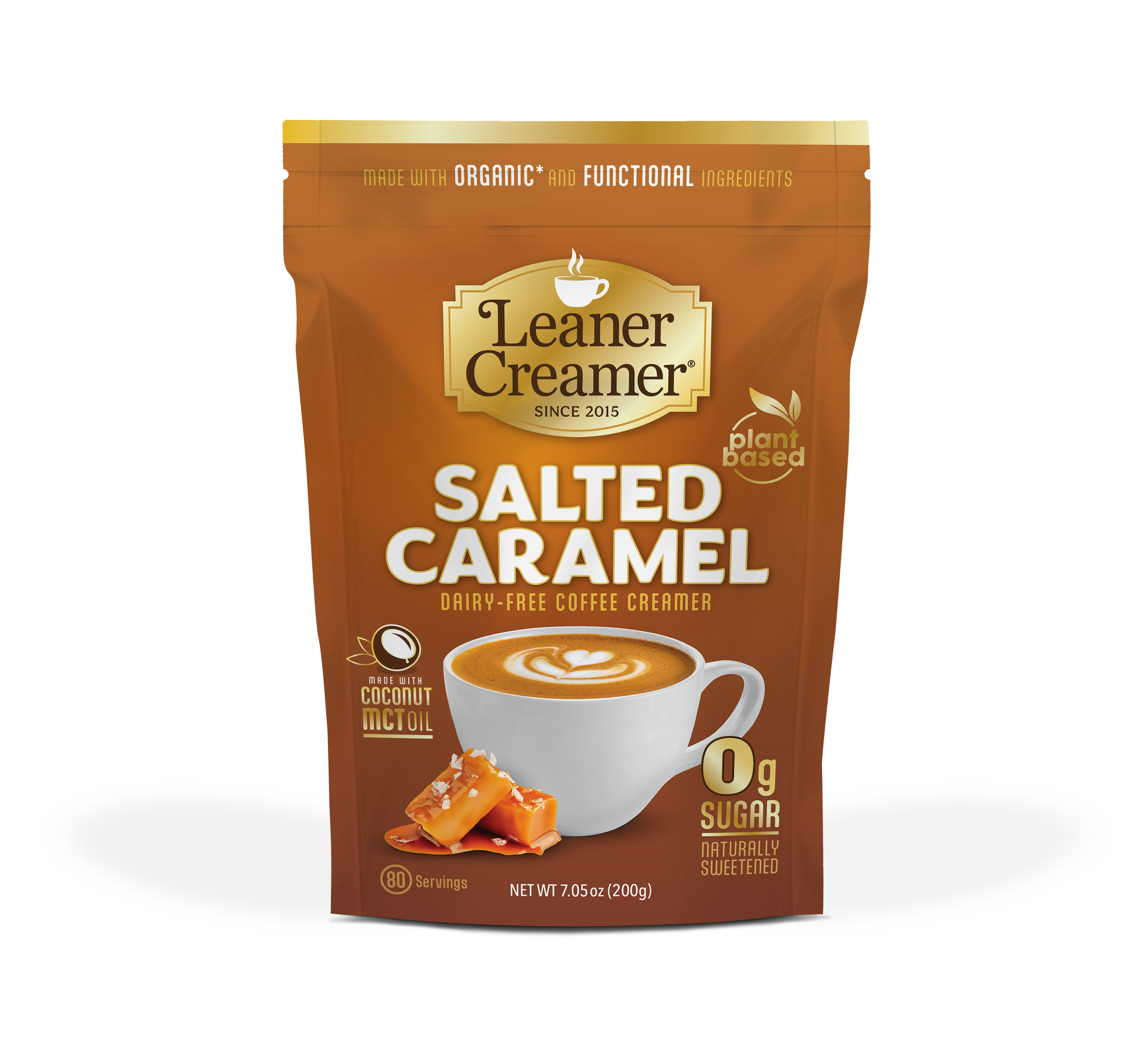 Sweetened on Purpose: Salted Caramel, Plant Based Coffee Creamer