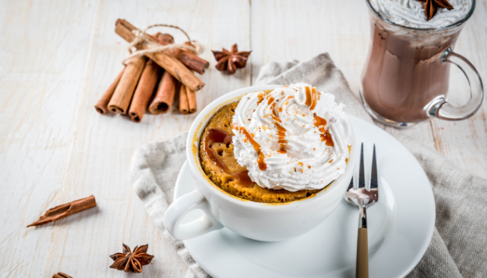 Delicious Easy Pumpkin cinnamon  Mug Cake Recipe 