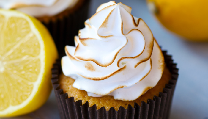 Orange Meringue Cupcake