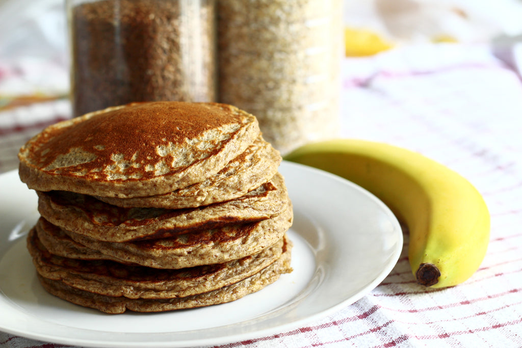 Oatmeal, Banana and Caramel Pancake Recipe