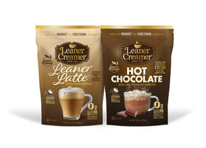 Leaner Latte and Leaner Hot Chocolate Bundle New Instant Drink Collection