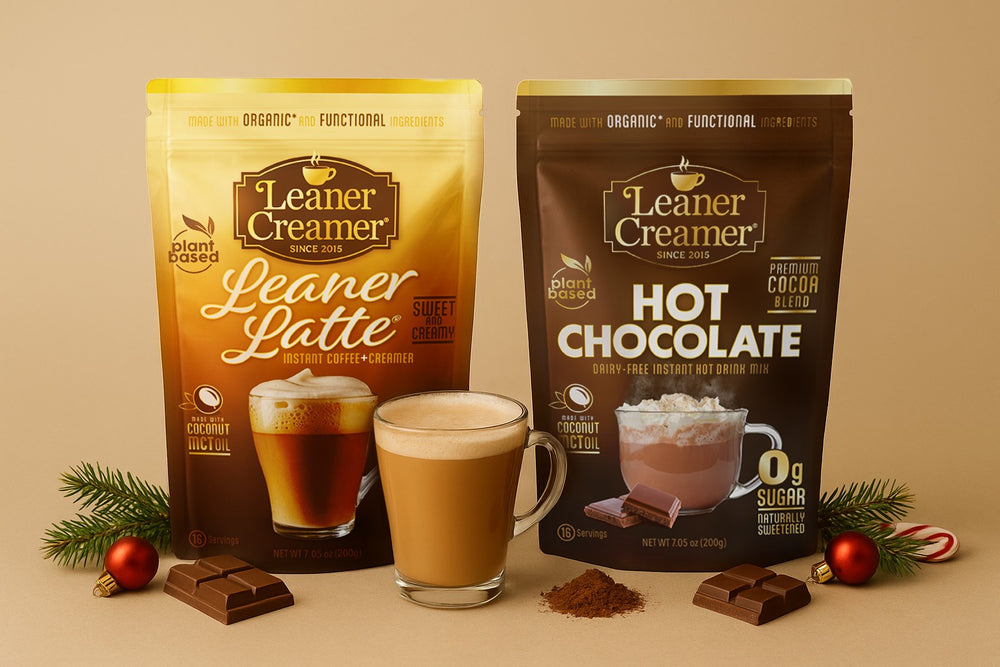 Leaner Latte and Leaner Hot Chocolate Bundle New Instant Drink Collection