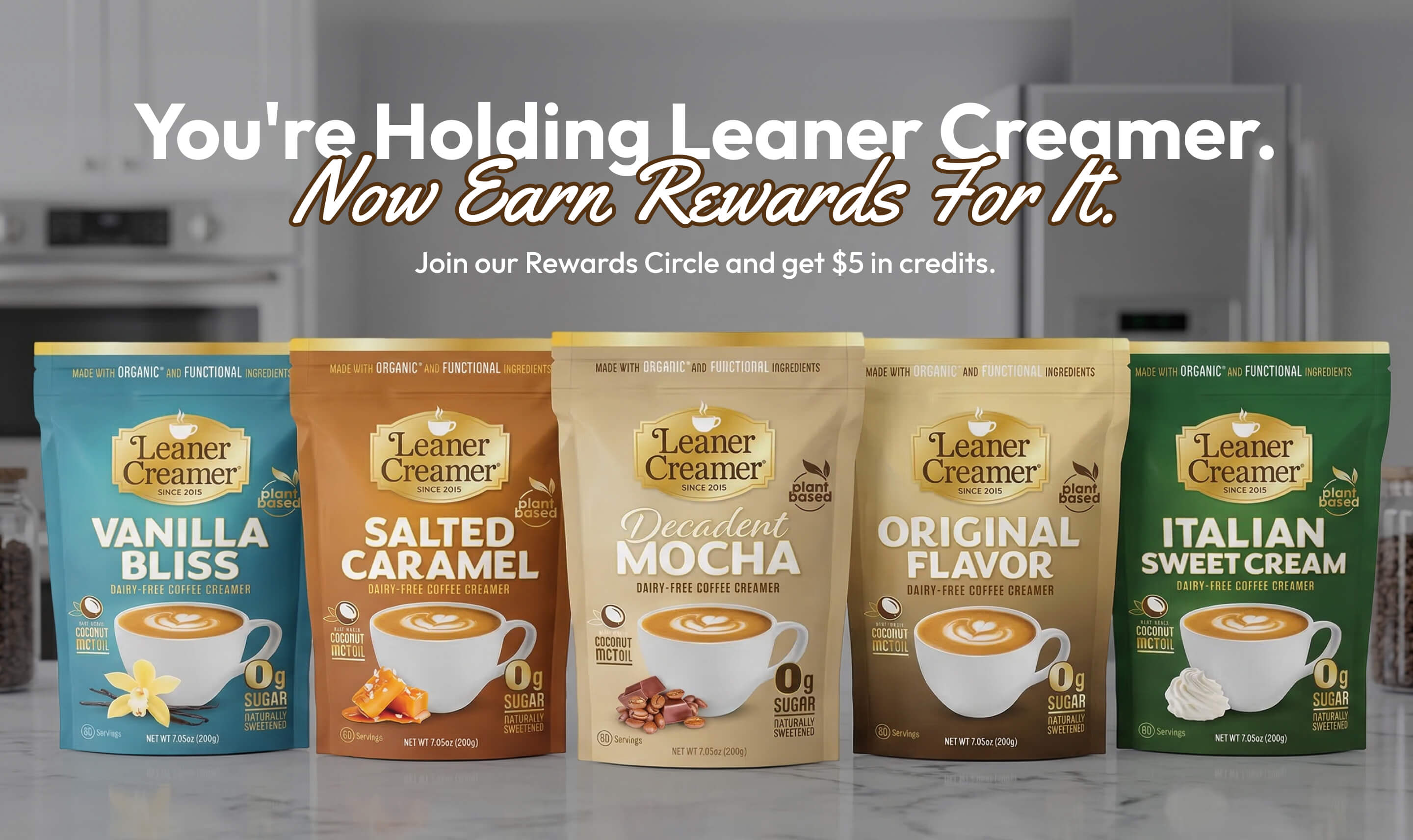 You're Holding Leaner Creamer. Now Earn Rewards for It.