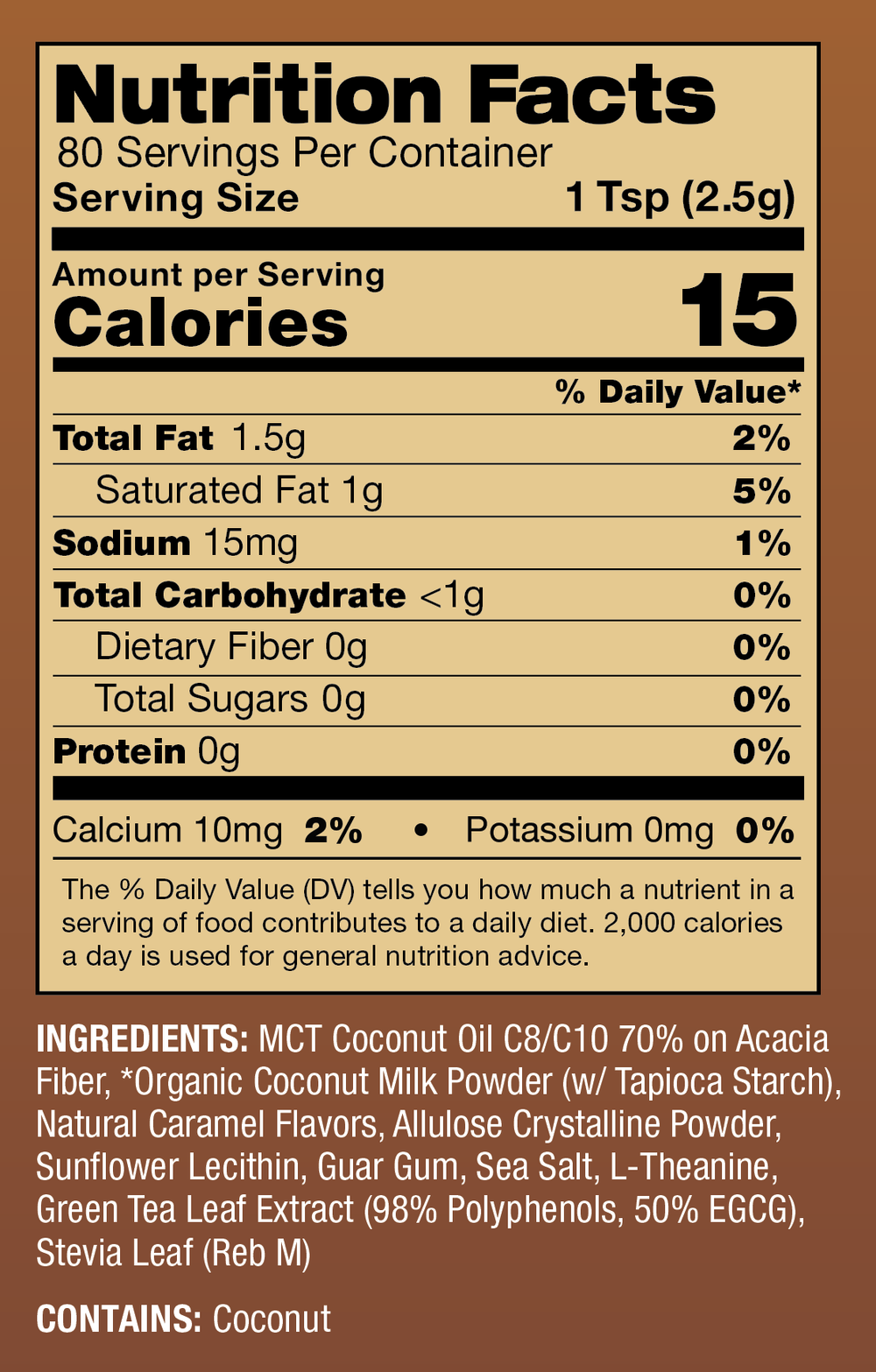 Sweetened on Purpose: Salted Caramel, Plant Based Coffee Creamer