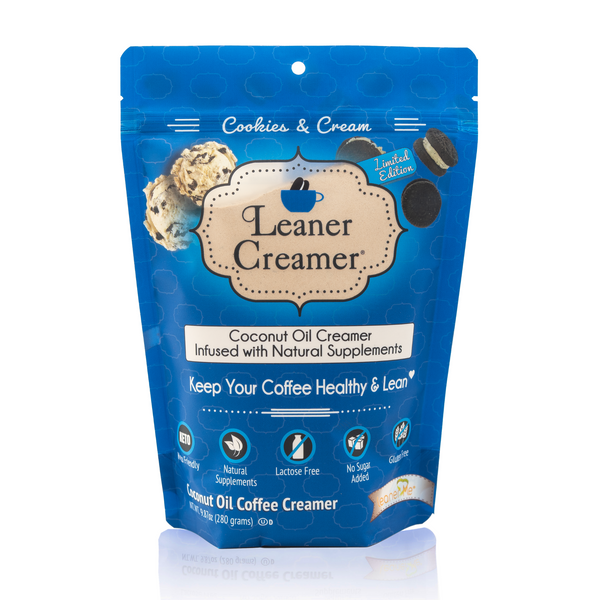 Leaner Creamer Cookies & Cream Coffee Creamer -Sugar Free, Keto