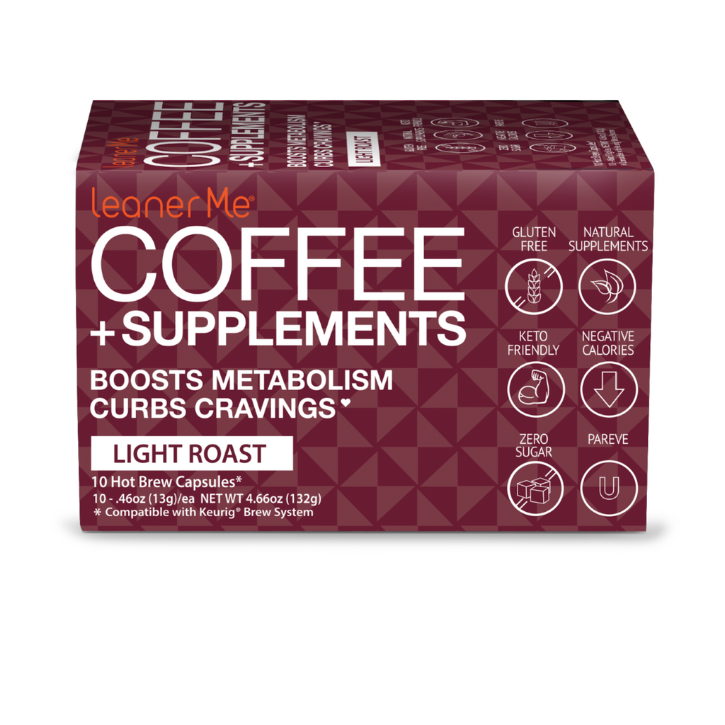 LeanerMe Coffee + Supplements (Light Roast)