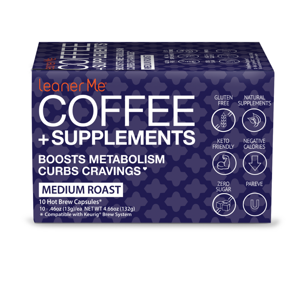 LeanerMe Coffee + Supplements (Medium Roast)