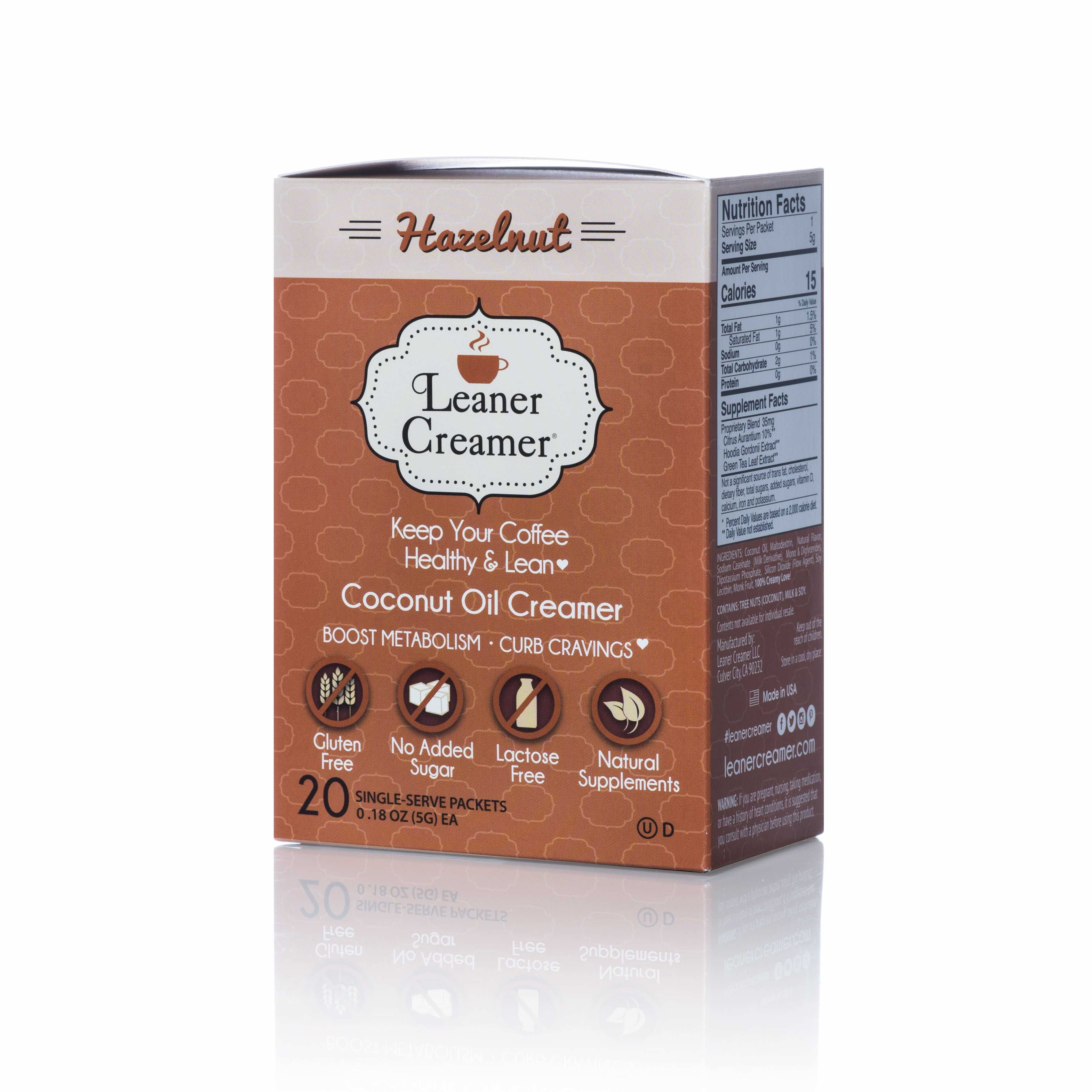 Leaner Creamer - Hazelnut Travel Box (20 Packets)